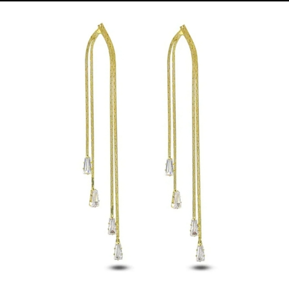 Stunning Crystal Dangle Earrings